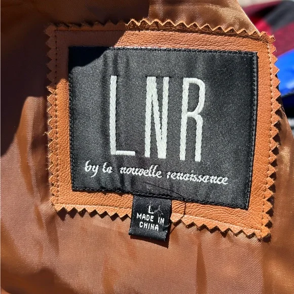 Womens vintage 70’s Brown Leather Coat LNR - Picture 4 of 9